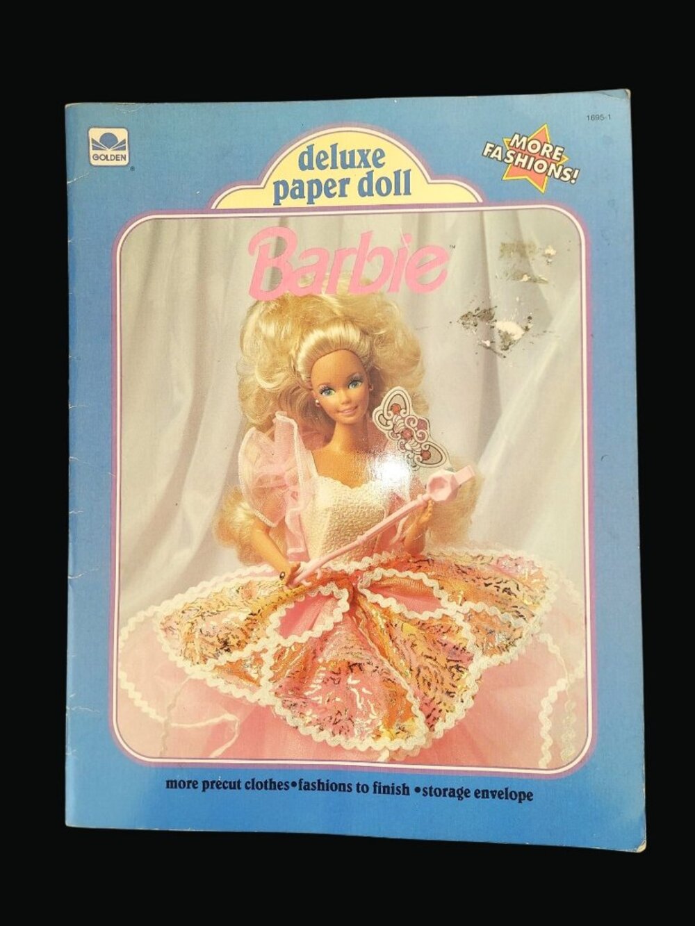 Vintage Barbie Deluxe Paper Doll Book 1985 By Golden 1202